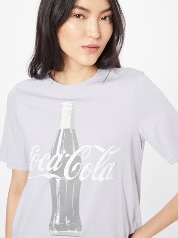 ONLY T-Shirt 'COCA COLA' in Lila