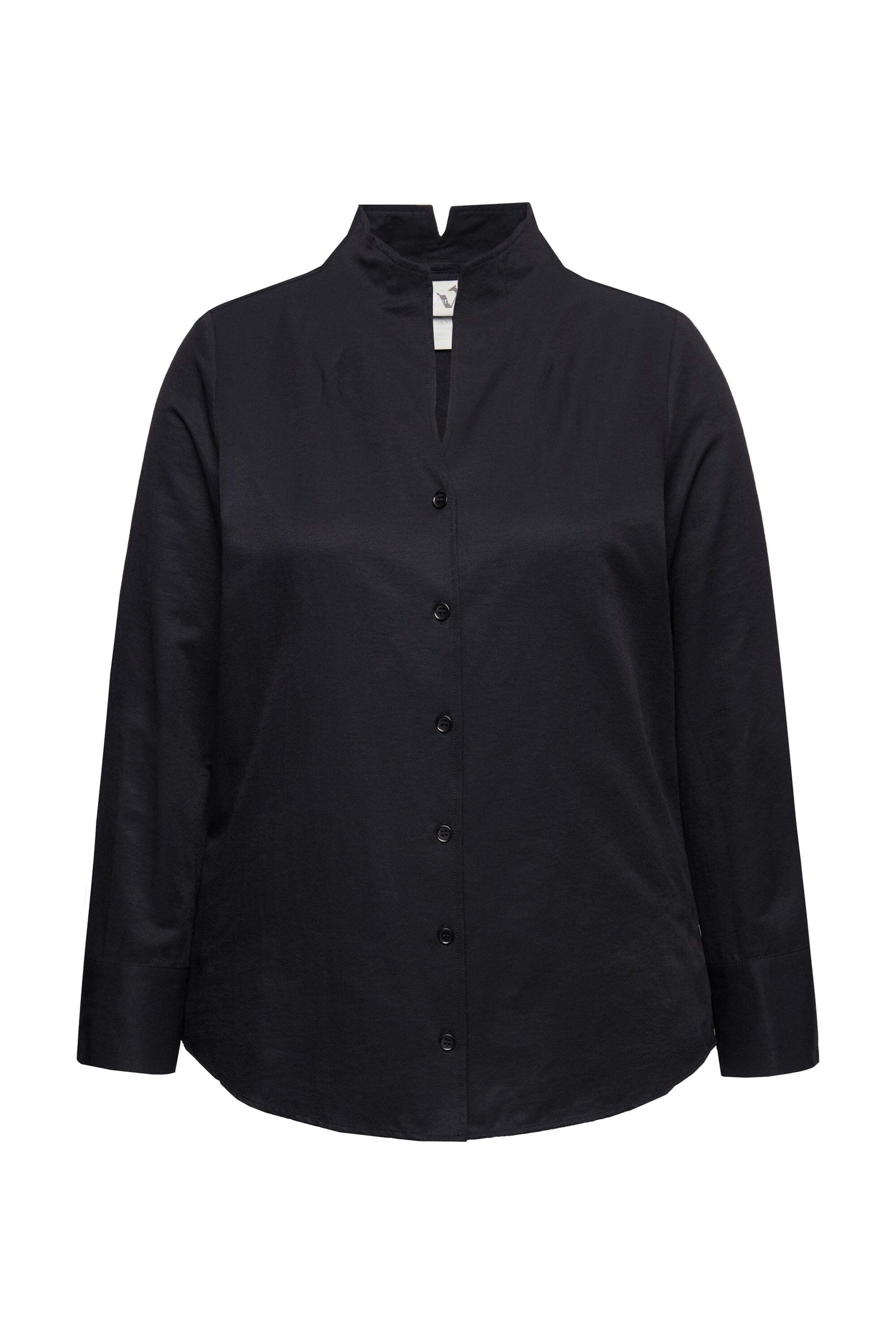 Ulla Popken Bluse in Schwarz: Vorderseite