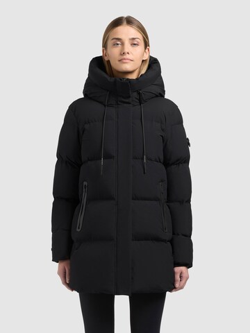 khujo Jacke 'Drown2' in Schwarz: Vorderseite