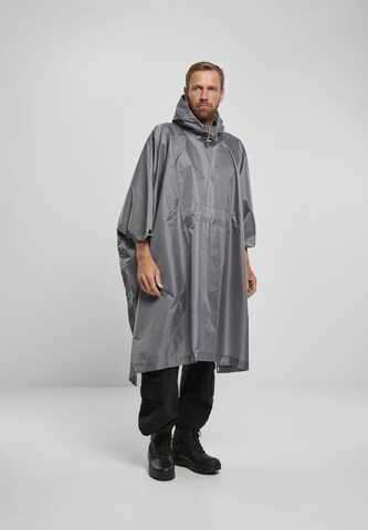 Brandit Poncho in Grau