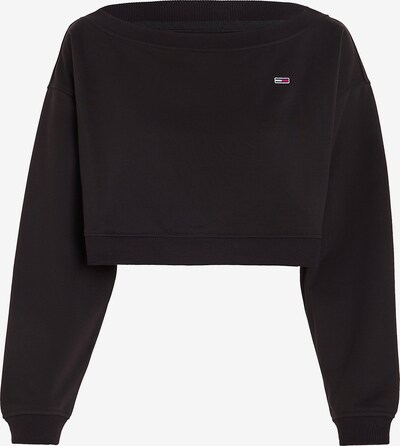 Tommy Jeans Sweat-shirt 'Essential' en bleu marine / rouge / noir / blanc, Vue avec produit