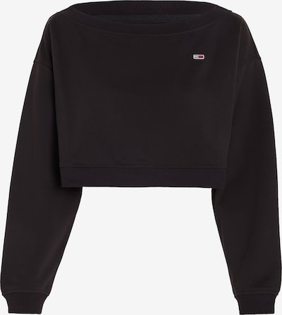 Tommy Jeans Sweatshirt 'Essential' i marinblå / röd / svart / vit, Produktvy