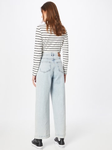 NORR Wide Leg Jeans 'Ann' in Blau