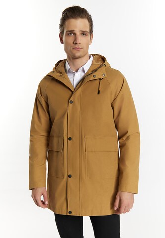 DreiMaster Klassik Between-Season Jacket in Brown: front