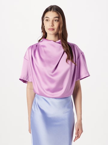 Karen Millen - Blusa em roxo: frente