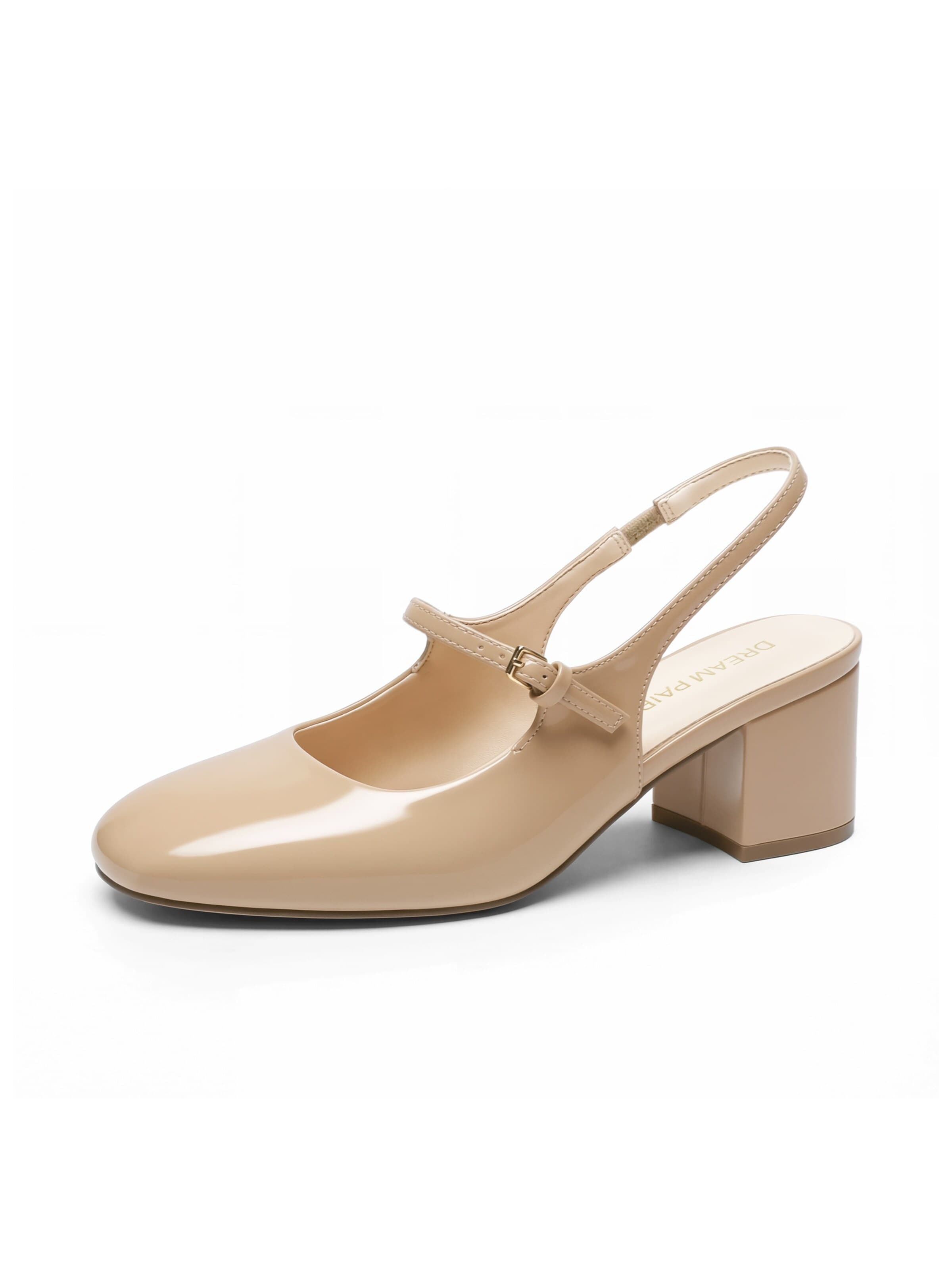 Décolleté 'Dream Pairs Fashion' di Dream Pairs in beige: frontale