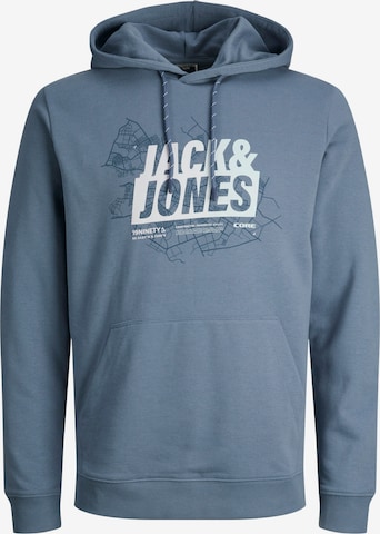 mėlyna JACK & JONES Megztinis be užsegimo 'Map Summer': priekis