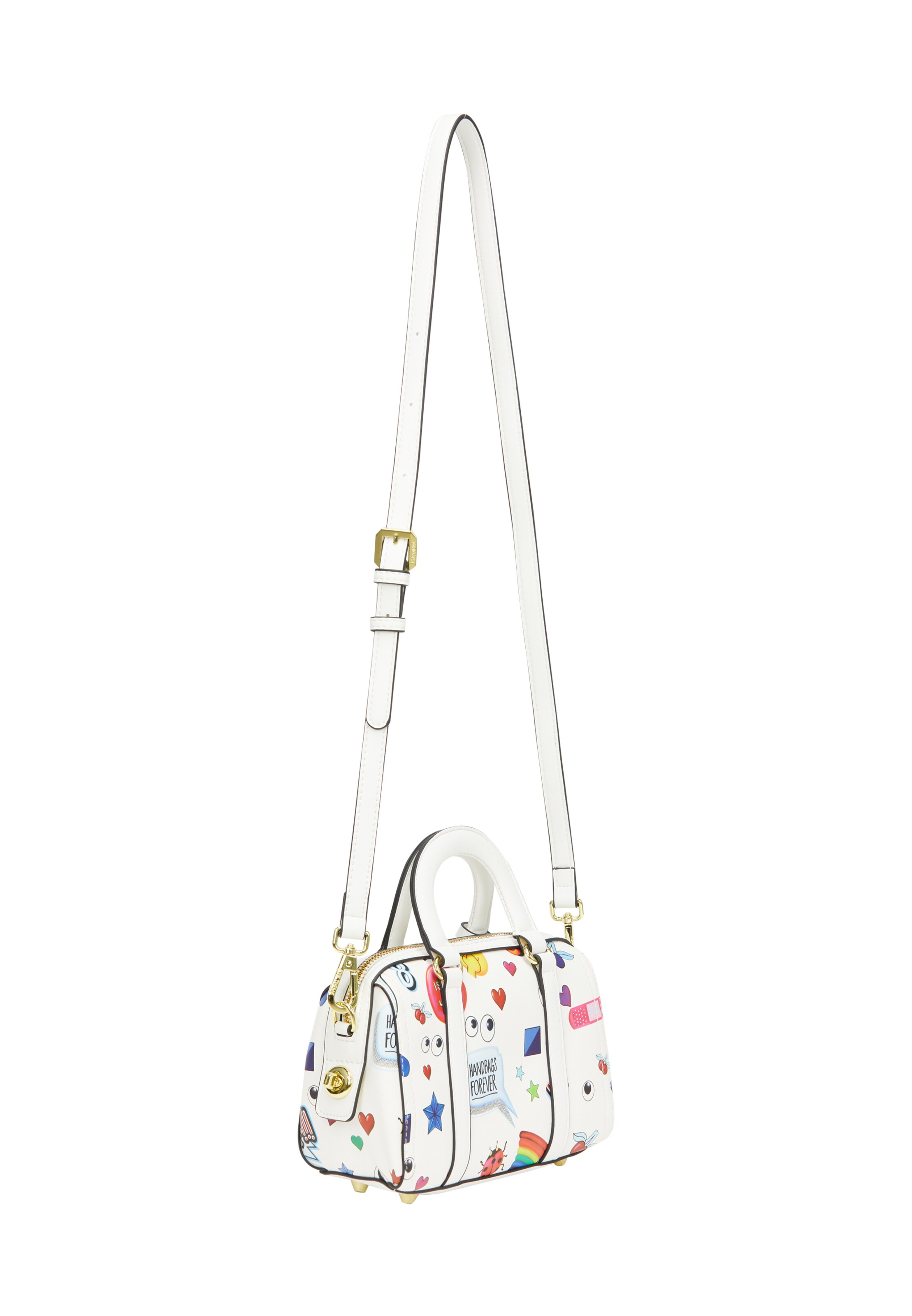 MYMO Kabelka 'Pop Eyetheme' – bílá