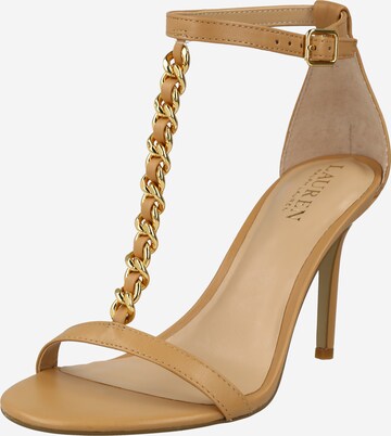 Lauren Ralph Lauren Strap sandal 'KATE' in Brown: front