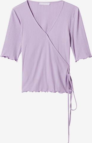 MANGO Shirt 'AILA' in Purple: front