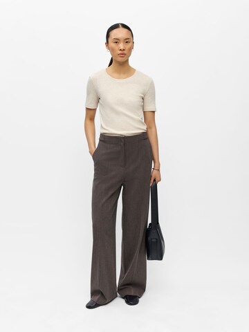 Wide leg Pantaloni 'KAMMY' di OBJECT in marrone