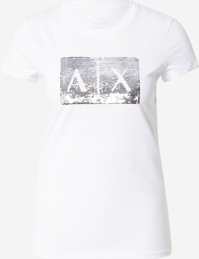 ARMANI EXCHANGE Shirts i sølv / hvid, Produktvisning