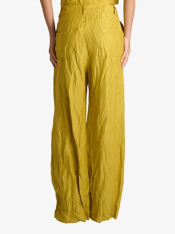SOUVENIR Regular Broek in Geel
