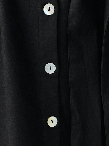 St MRLO - Vestido camisero 'BLIGH' en negro
