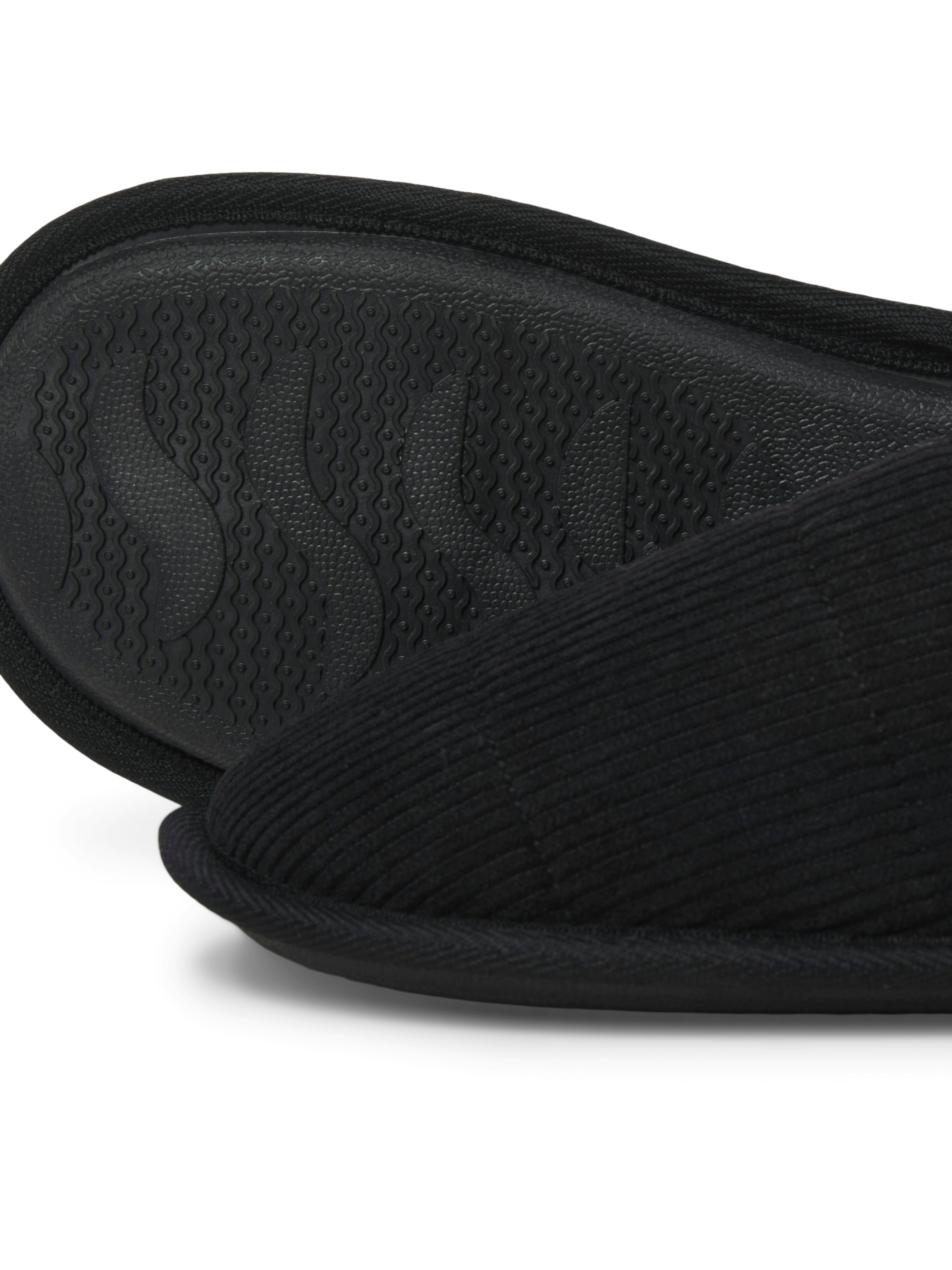 Papuci de casă 'JFWCordie mulen' de la JACK & JONES pe negru