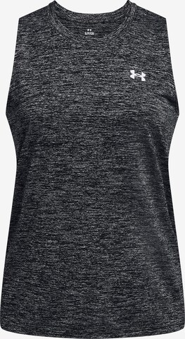 UNDER ARMOUR Sports Top 'Tech Twist' in Grey: front