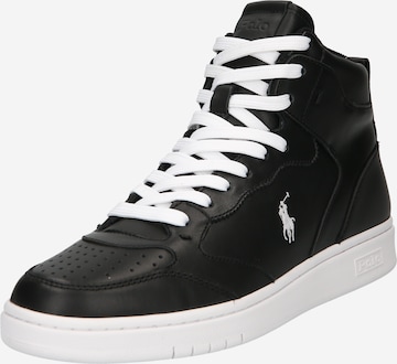 Polo Ralph Lauren Sneakers hoog in Zwart: voorkant