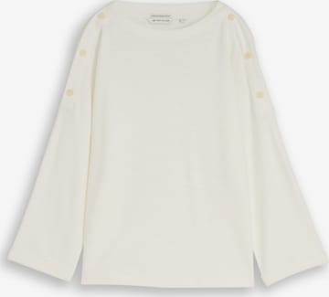 TOM TAILORMajica - bijela boja: prednji dio