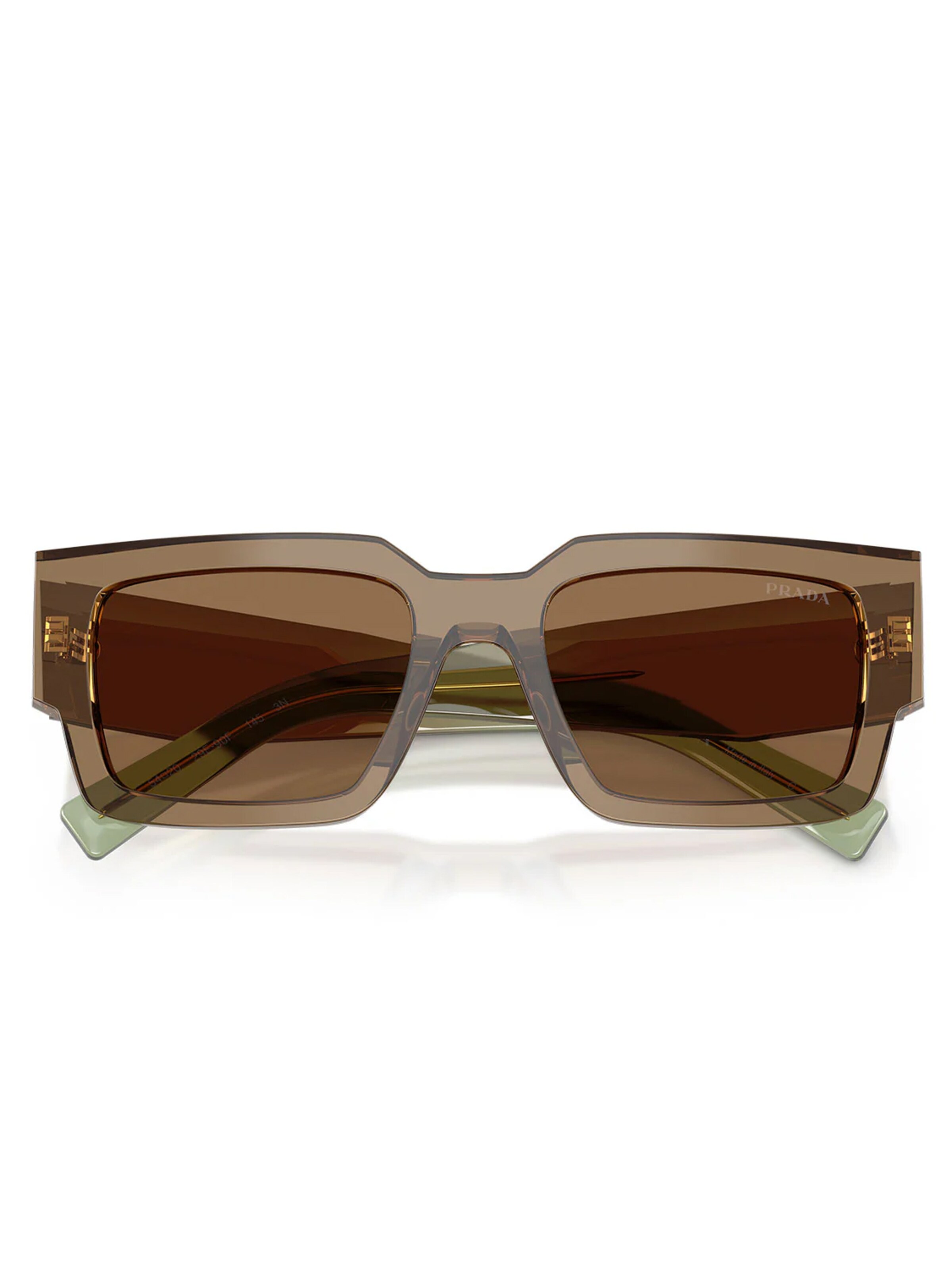 PRADA Zonnebril in Bruin
