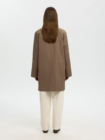 SELECTED Between-seasons coat in Brown