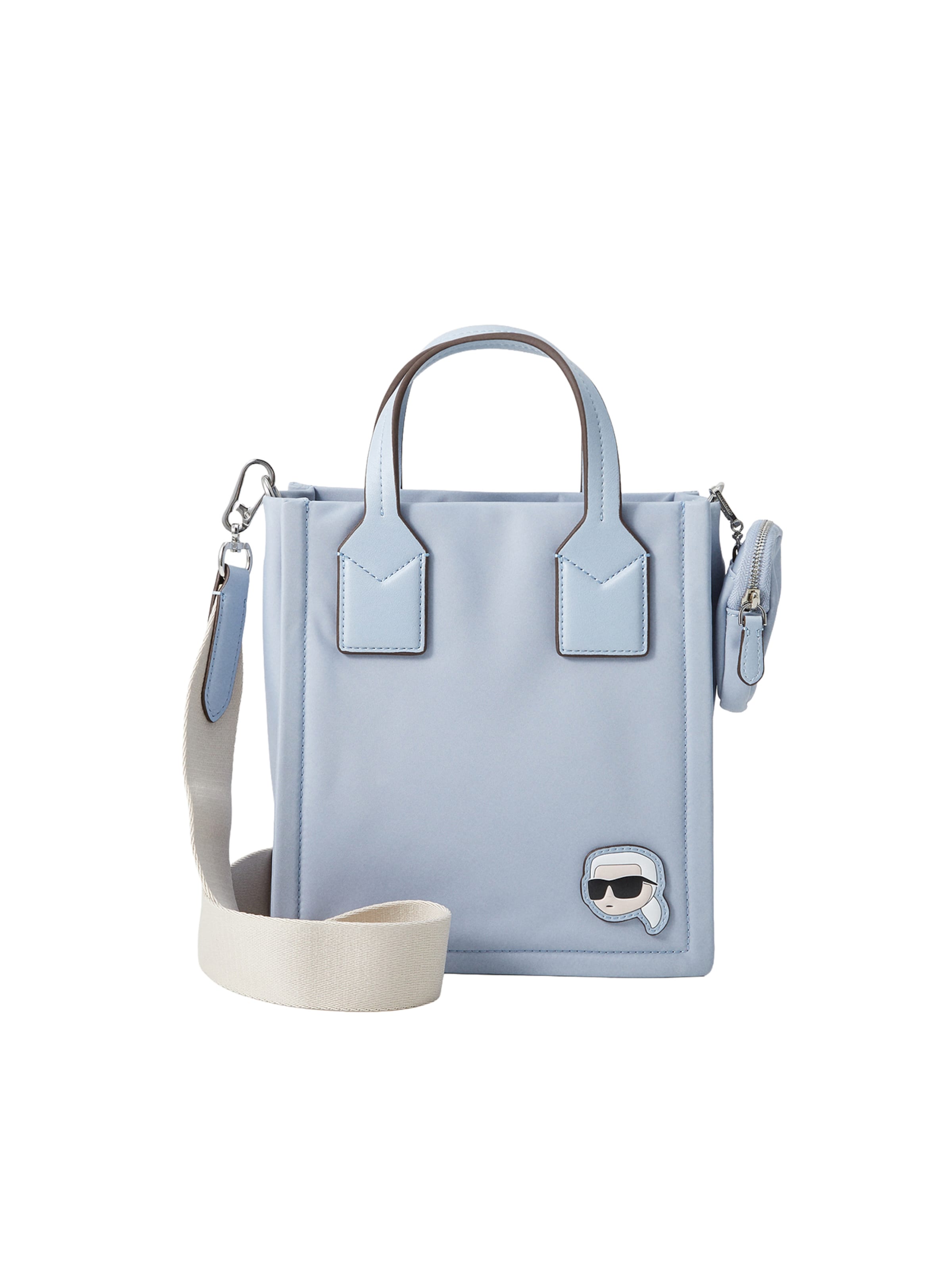 Karl Lagerfeld Handbag 'IKON' in Blue: front