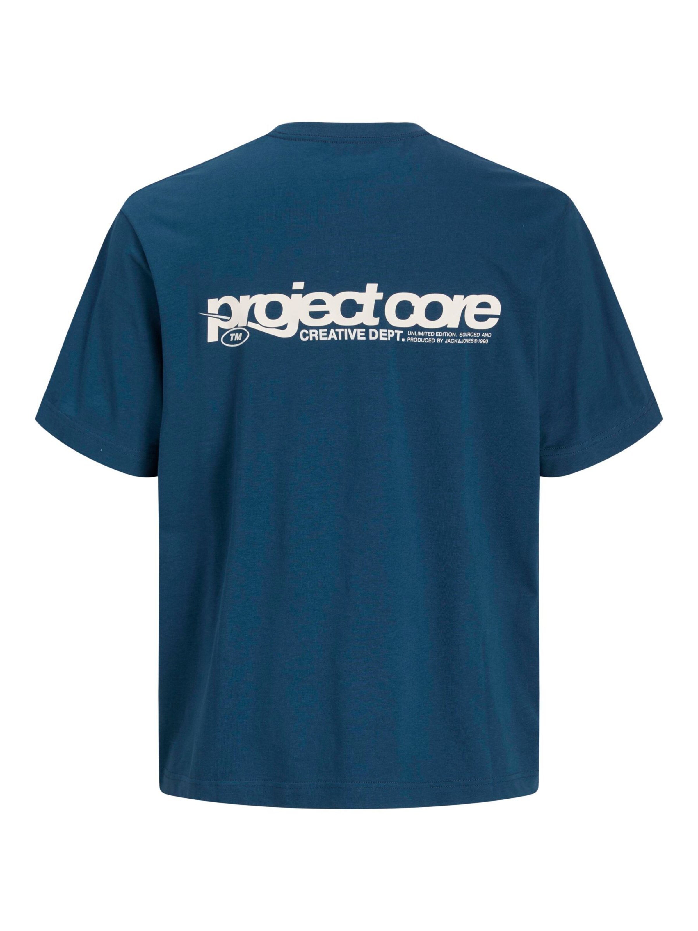 Jack & Jones Junior Shirt 'Union Back' in Blauw