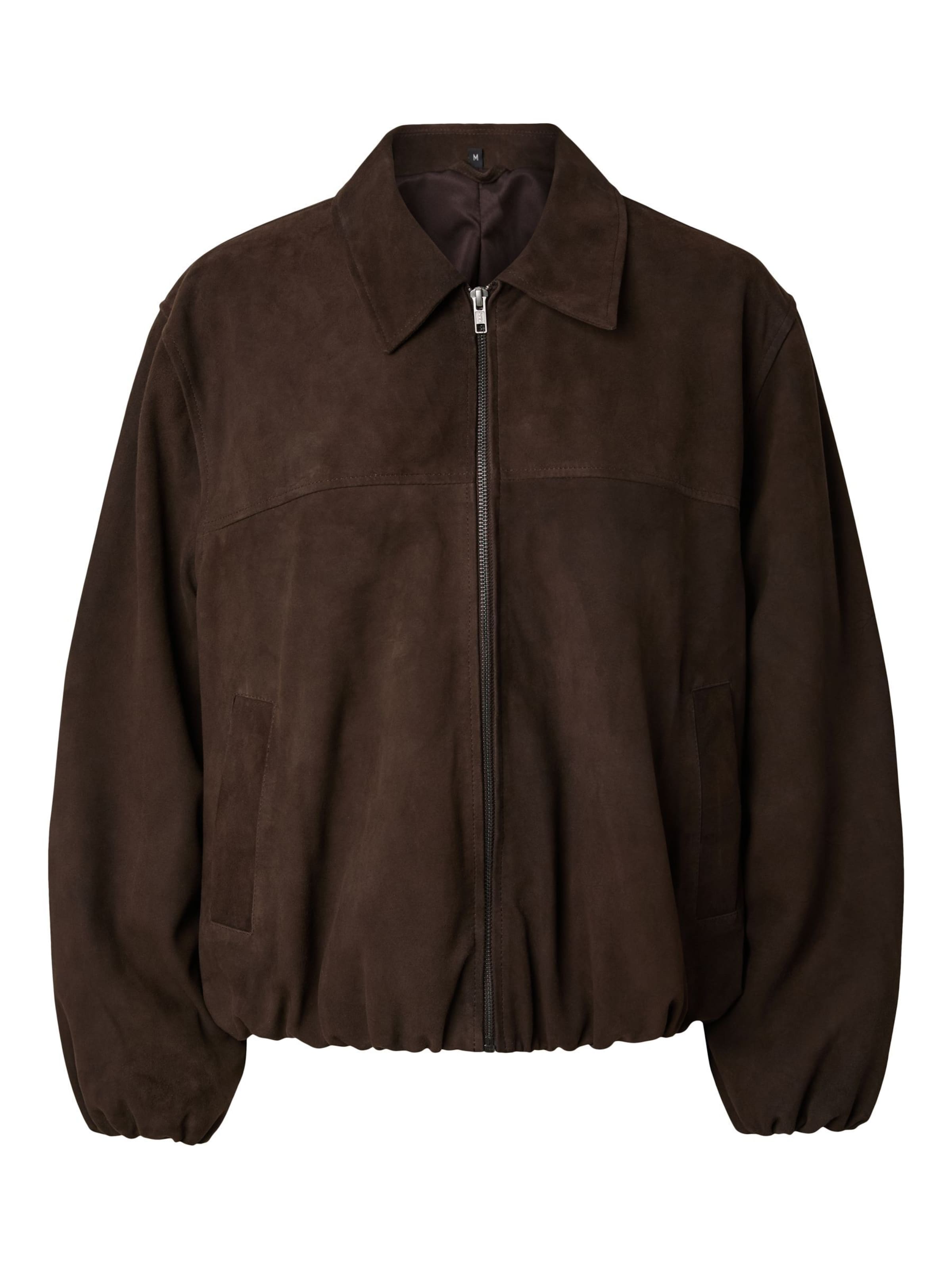 Giacca di mezza stagione di PIECES in marrone: frontale