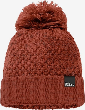 JACK WOLFSKIN Beanie in Red: front