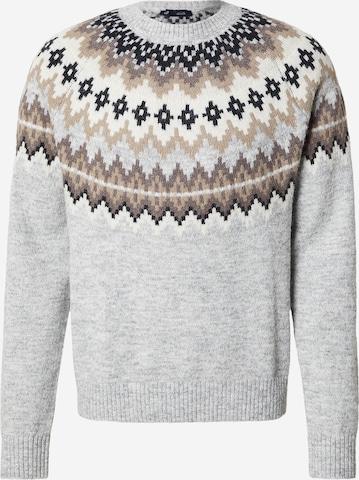 GAP Neulepaita 'FAIR ISLE YOKE' värissä harmaa: etupuoli