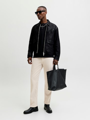 JACK & JONES Loosefit Τζιν 'JJIChris JJOriginal' σε μπεζ