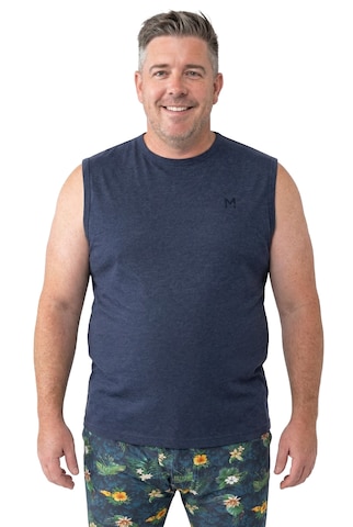 Boxers Men Plus en bleu