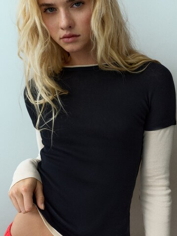 T-shirt Pull&Bear en noir