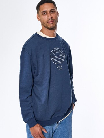 A Question Of (AQO) Sweatshirt 'Sky Captain' i blå