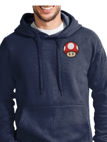 Blondie & Brownie Sweatshirt 'PilzFacePatch' in Blue: front