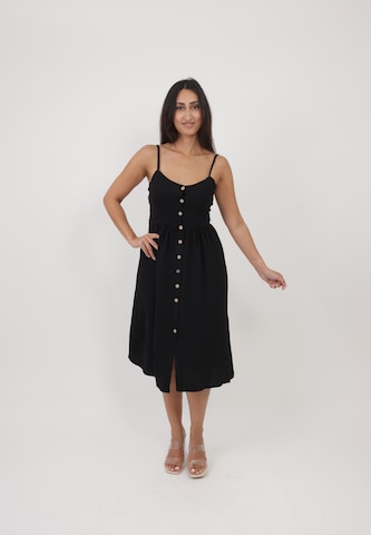 Elara Sommerkjole i sort: forside
