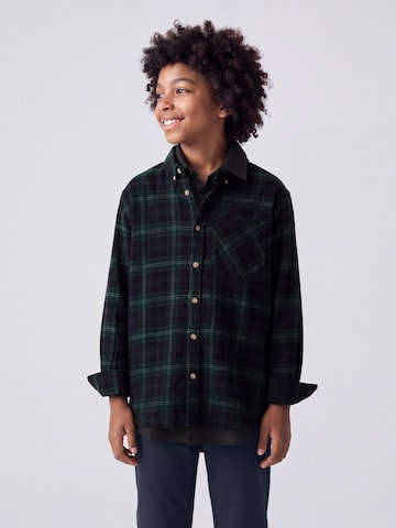 Coupe regular Chemise NAME IT en bleu : devant