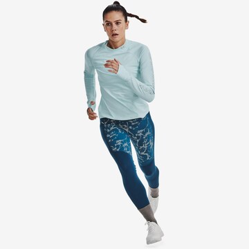 T-Shirt fonctionnel 'Outrun' UNDER ARMOUR en bleu