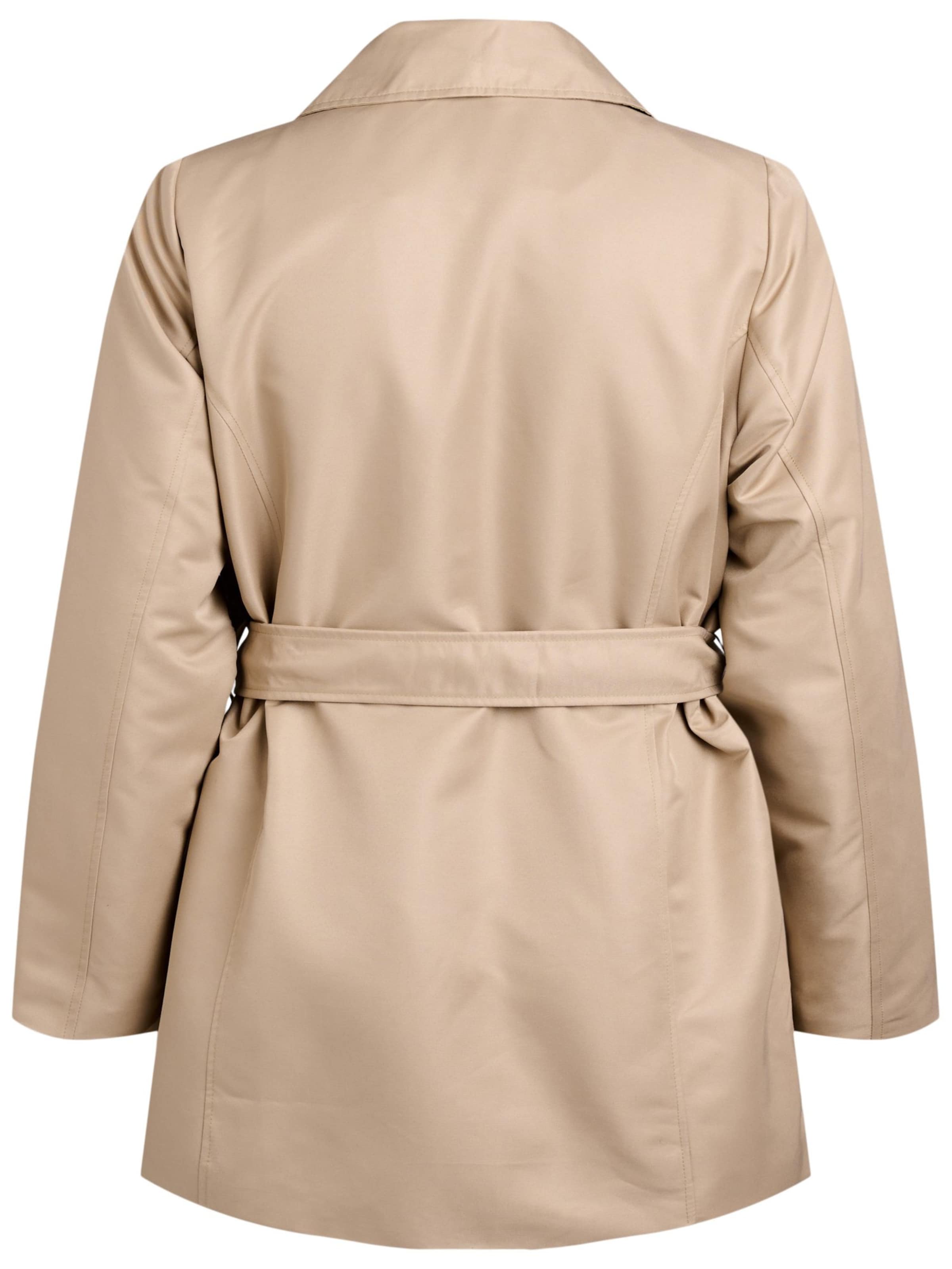 Zizzi - Abrigo de entretiempo 'Caselin' en beige