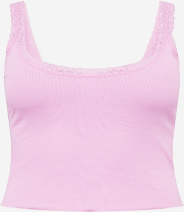 Cotton On Curve - Top 'COURTNEY' em rosa: frente