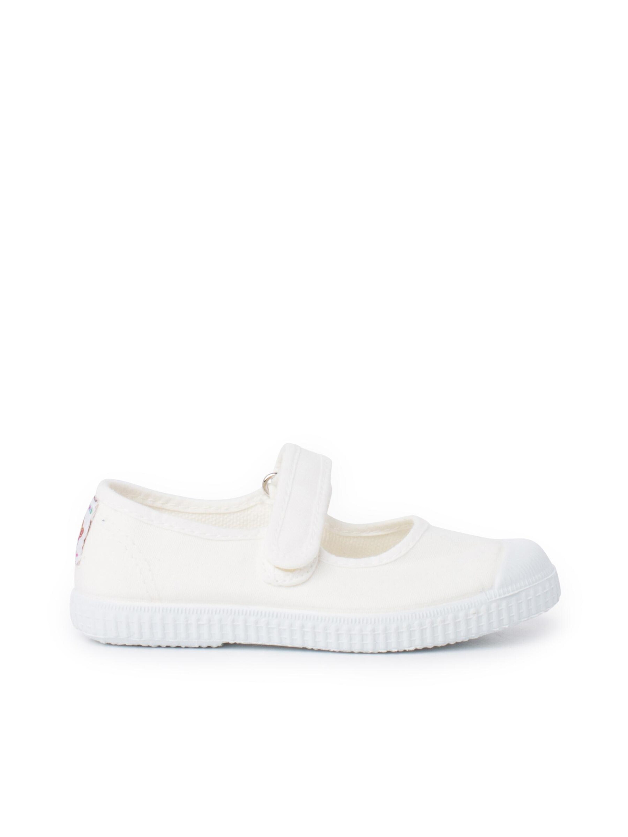 Ballerines Pisamonas en blanc : devant