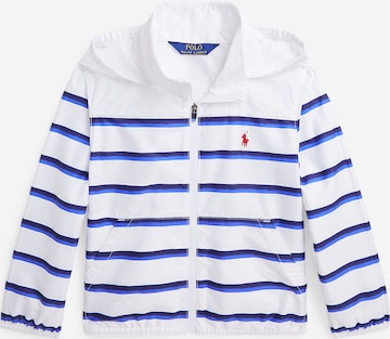 Veste mi-saison Polo Ralph Lauren en blanc : devant