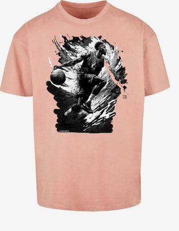 T-Shirt F4NT4STIC en rose : devant