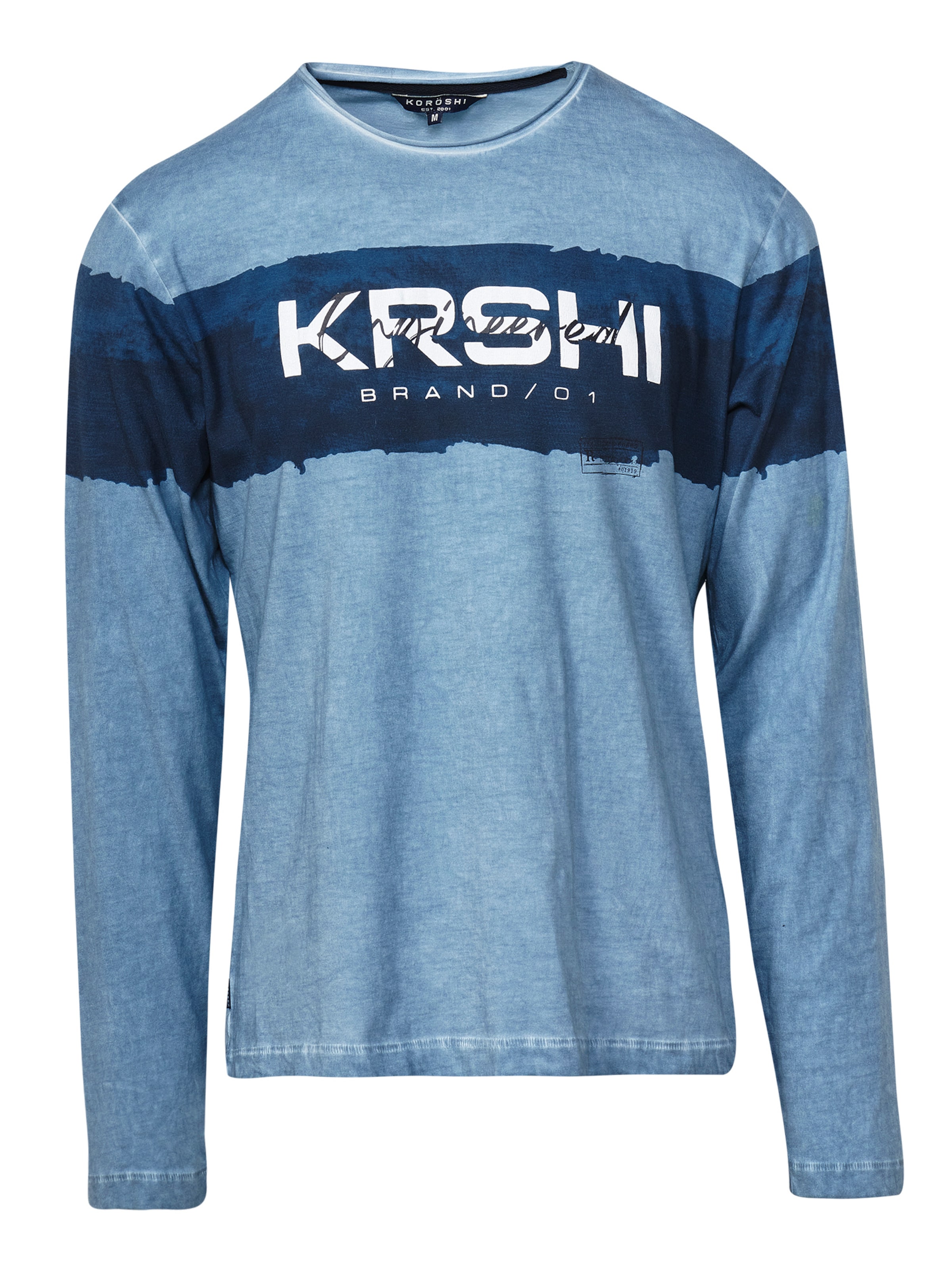 KOROSHI - Camisa em azul: frente