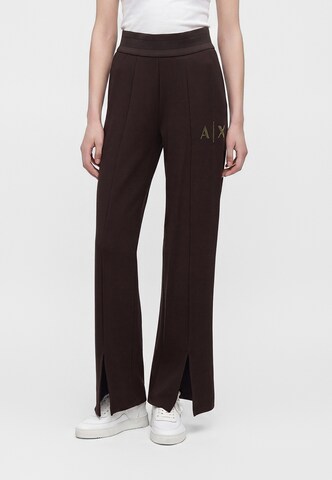 ARMANI EXCHANGE regular Παντελόνι σε καφέ: μπροστά
