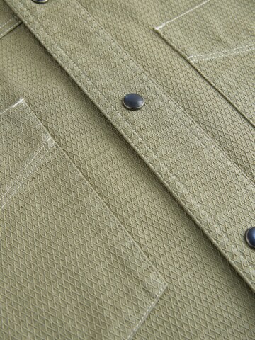 Next Regular fit Button Up Shirt in Green