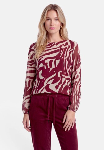 T-shirt Betty & Co en beige : devant