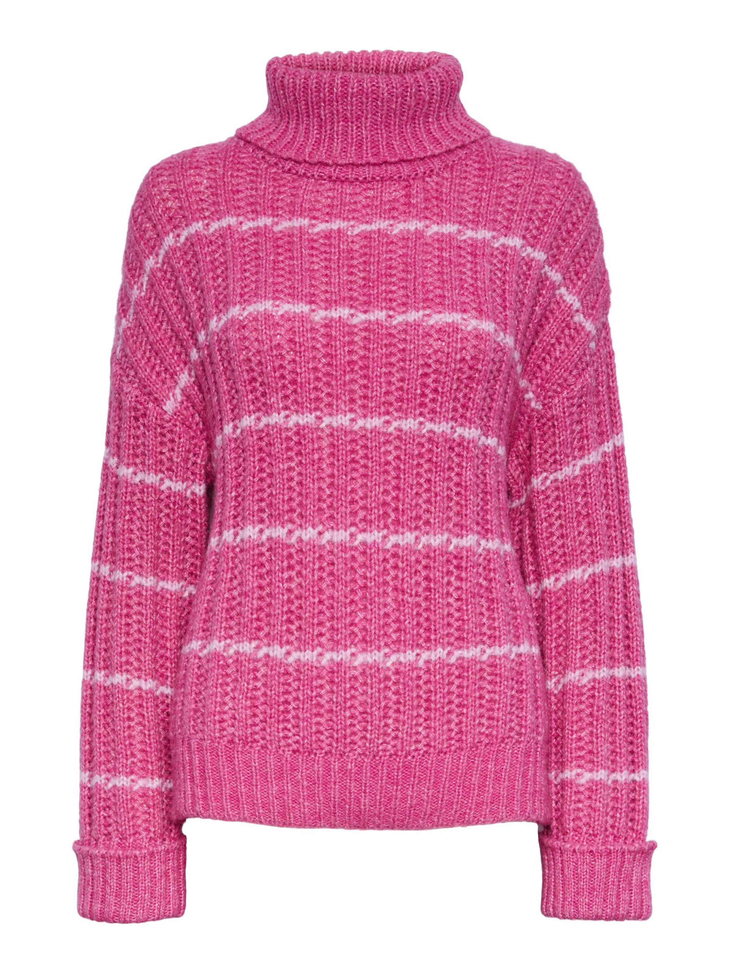 PIECES Pullover 'ALEXANDRA' in Pink: Vorderseite