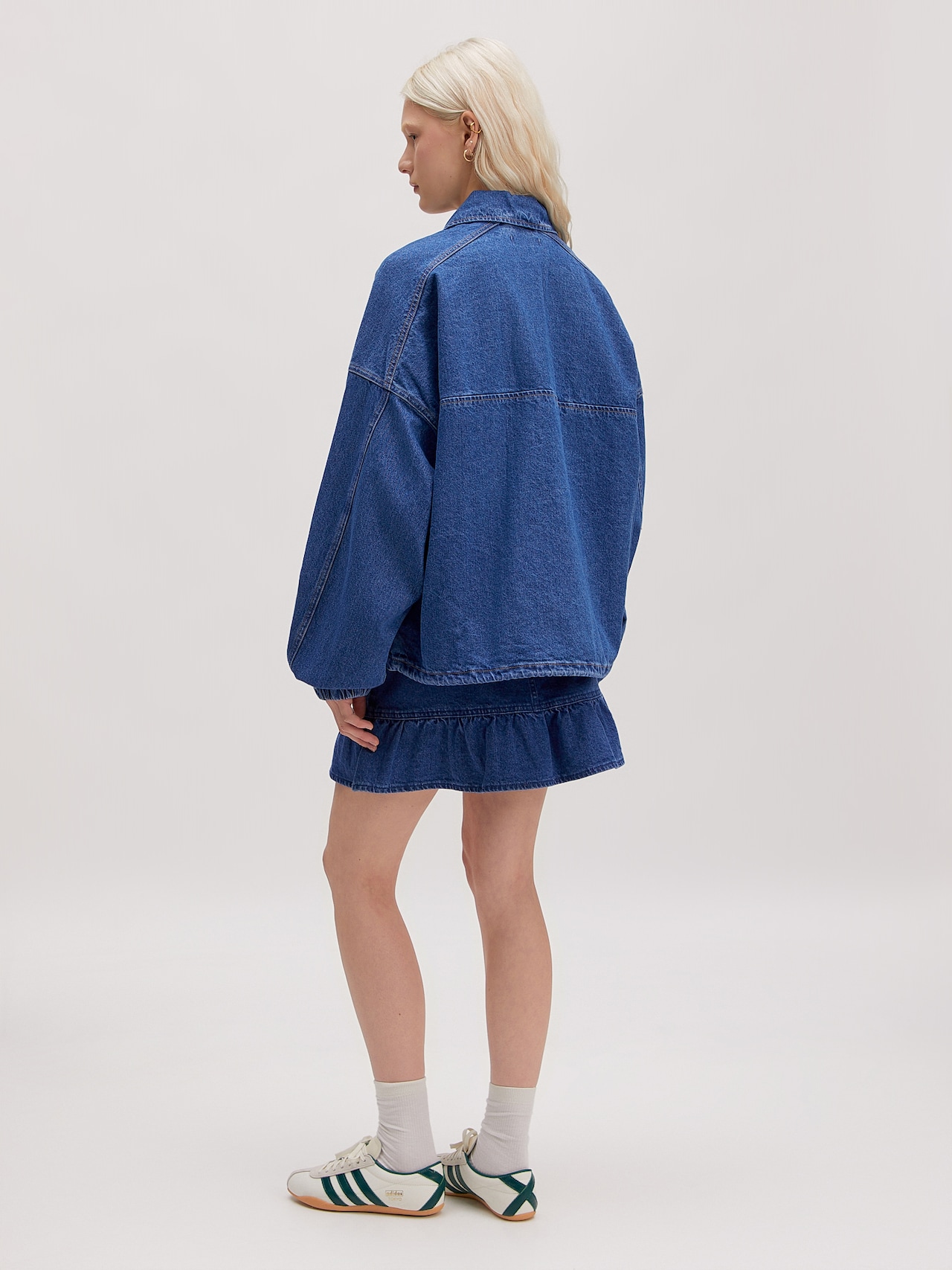 EDITED Tussenjas Blauw denim