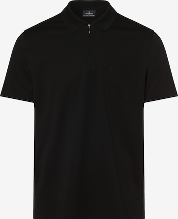 Ragman Shirt in Zwart: voorkant