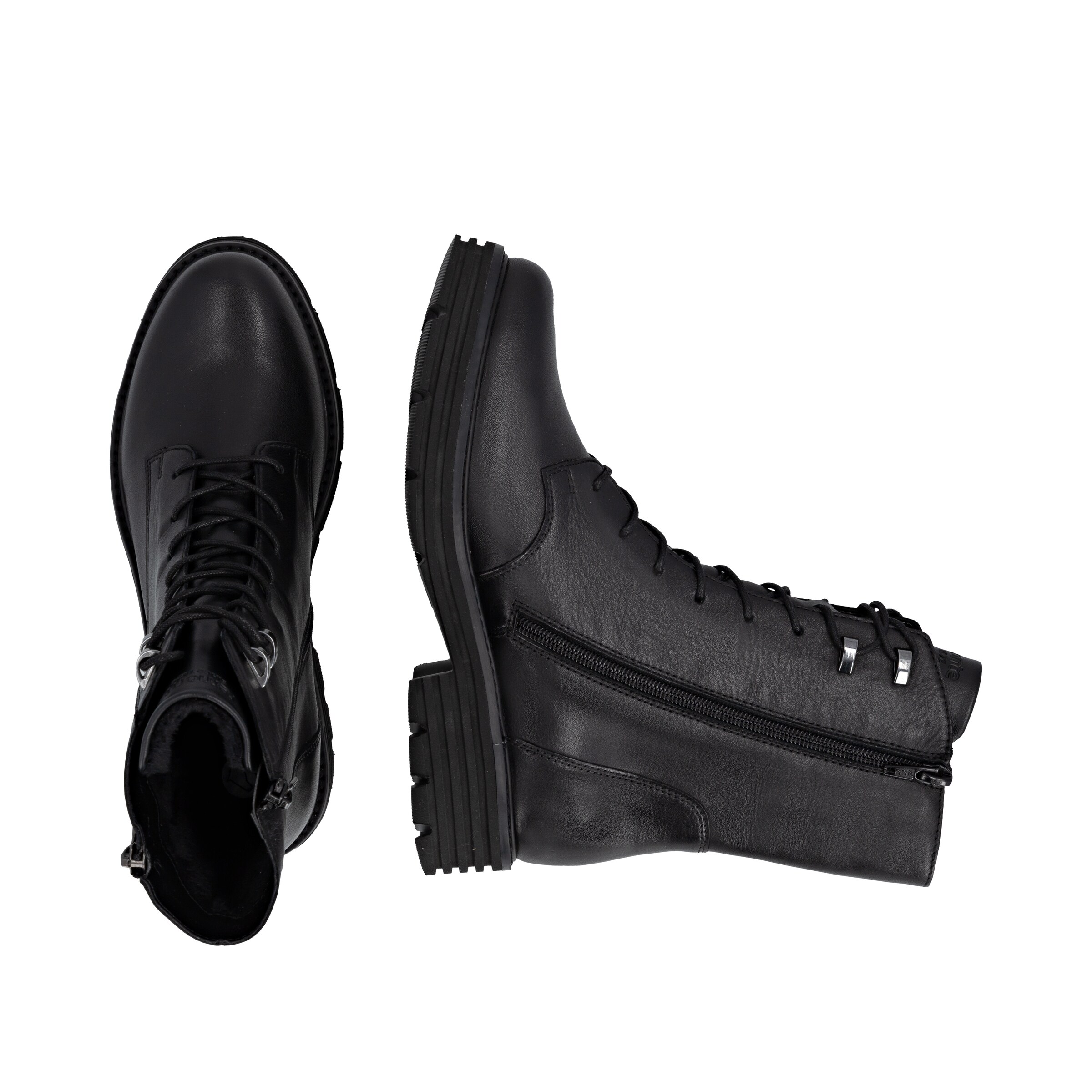 Bottines à lacets REMONTE en noir